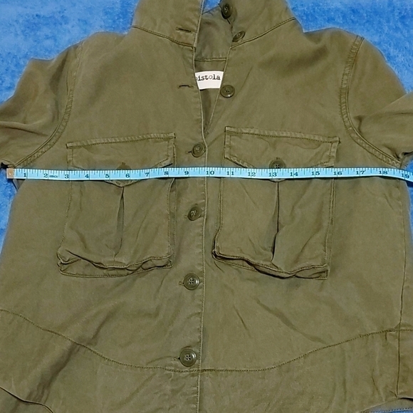 PISTOLA Army Green Jacket - Picture 9 of 12